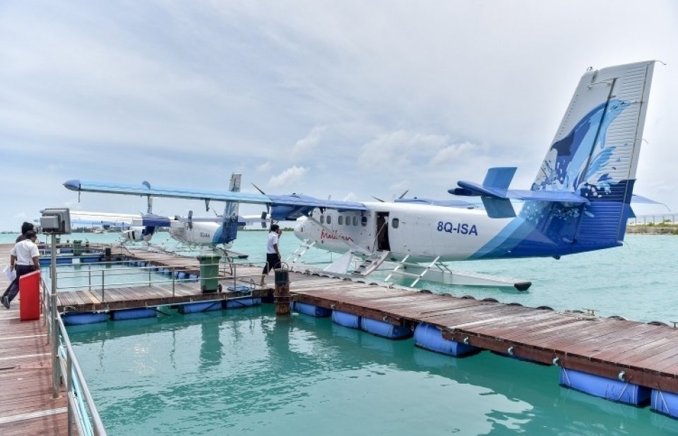 Maldivian ge Seaplane pilotun miadhu ihthijaaj kohfi