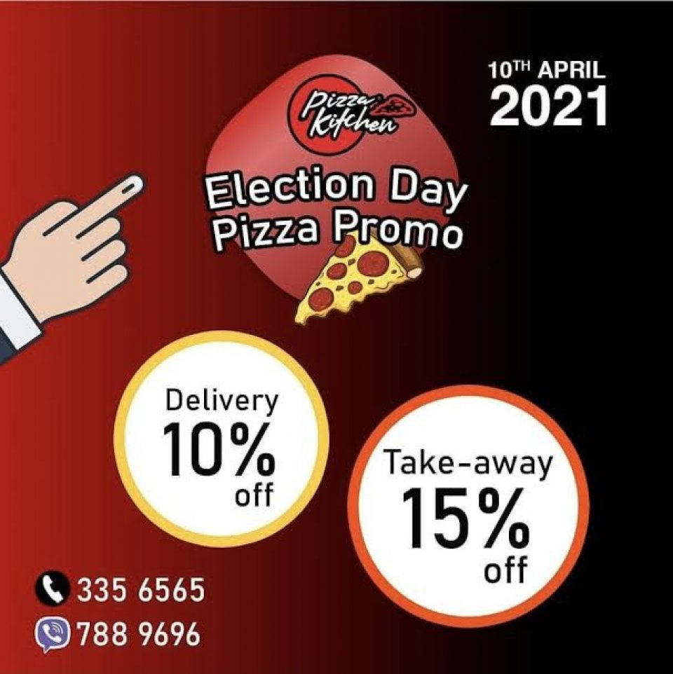 Votulumaa dhimaa koh pizza kitchen ge khaassa promotion eh!