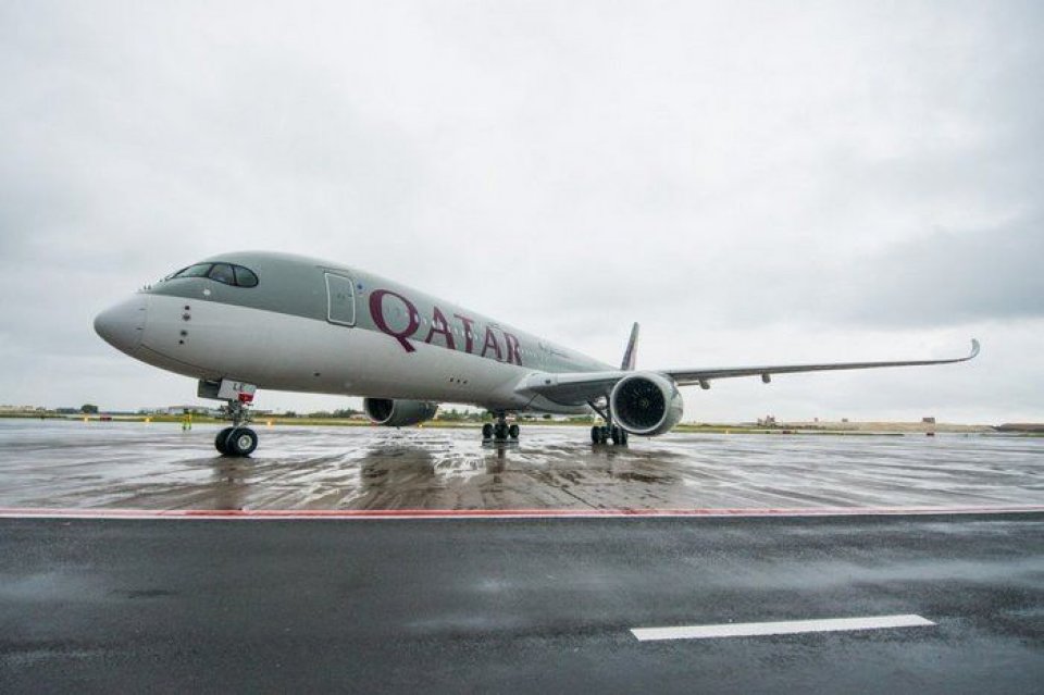 Qatar Airways in Rajje ah dhathuru thah ithuru kuranee