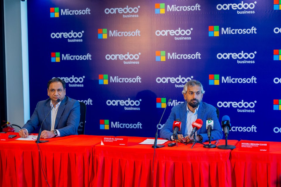 Ooredoo in viyafaari thakah beynuvaa microsoft modern workpalce eh thaarafu konffi