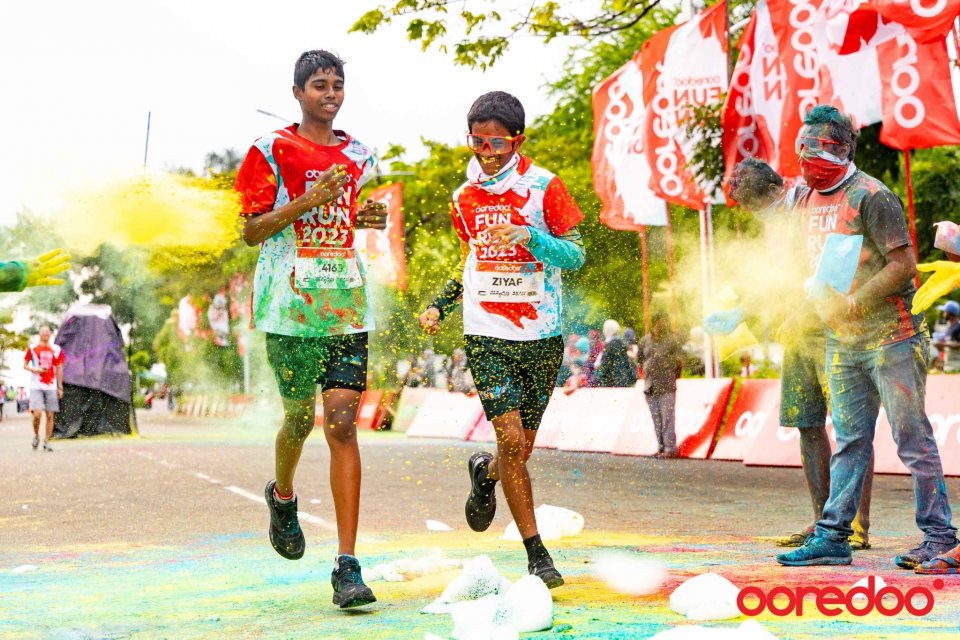 Ooredoo's Fun Run  december gai, baiverivumuge furusathu hulhuvaalaifi