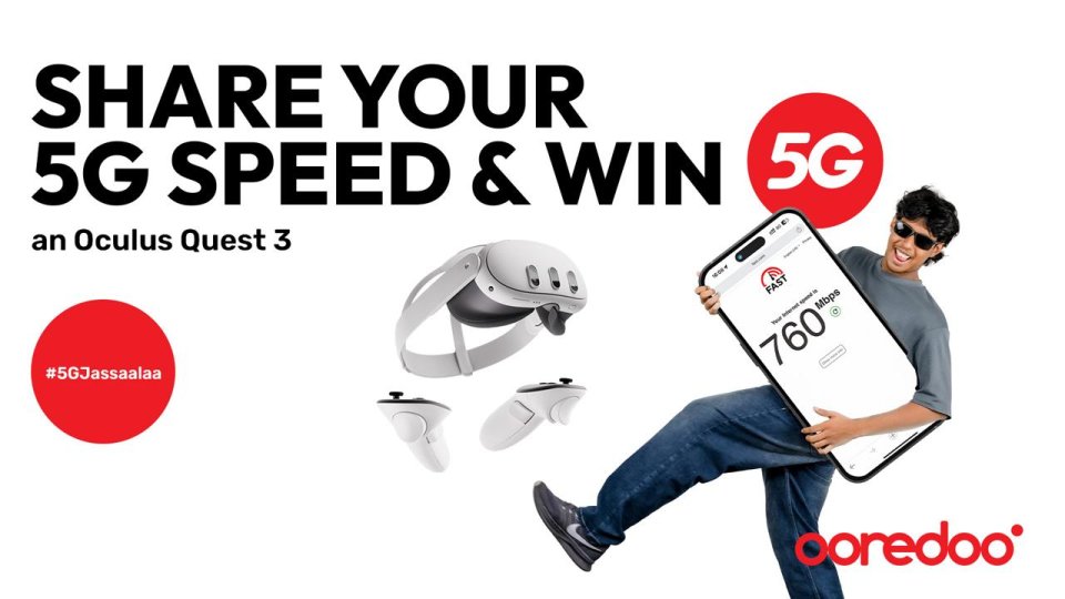 Ooredoo 5g jassaalaigen oculus quest 3 hoadhumuge furusath