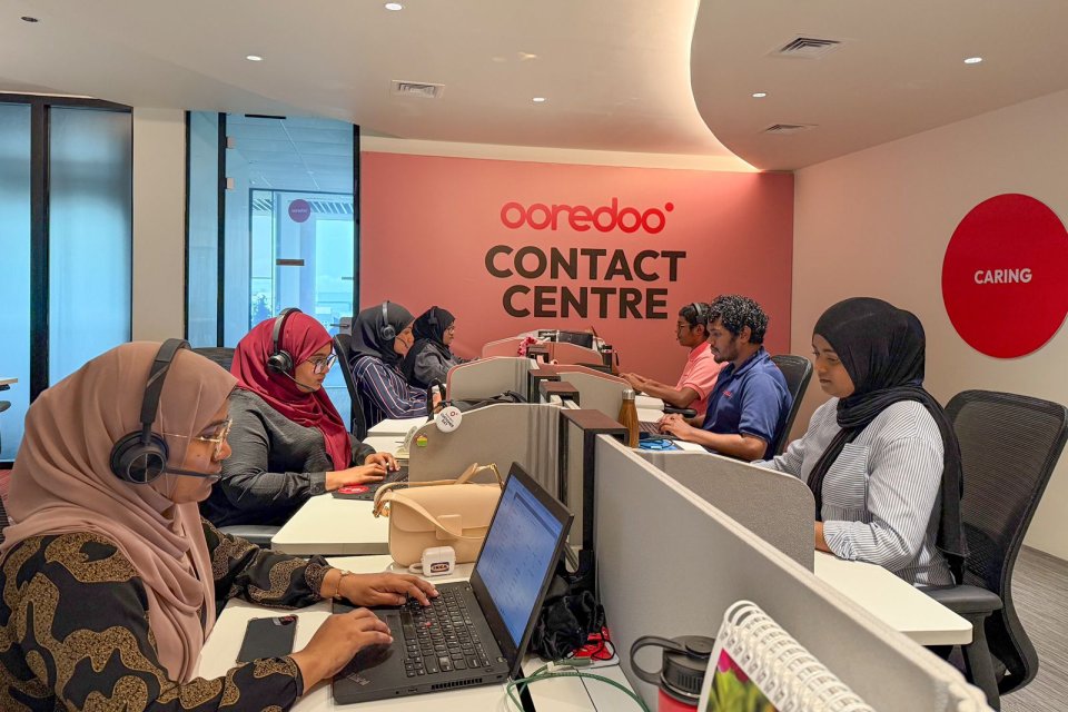 Rajjeyge furathama ISO certified call center akah ooredoo ge call center  