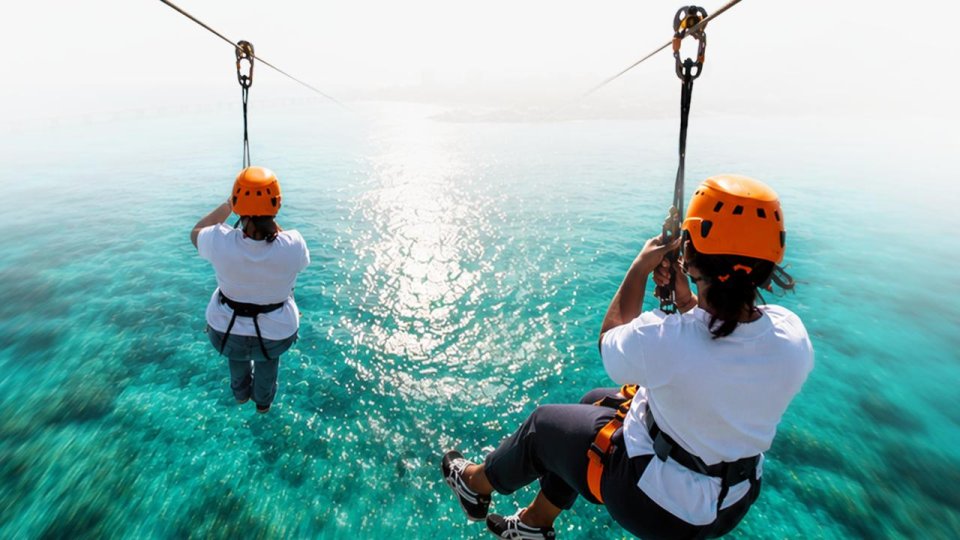 Zipline adventure give away ge naseebuverin iulaan koffi