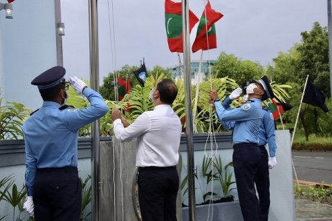 Hulhumale police aa imaaraaiy hulhuvumun thaureef Raees Yameen ah