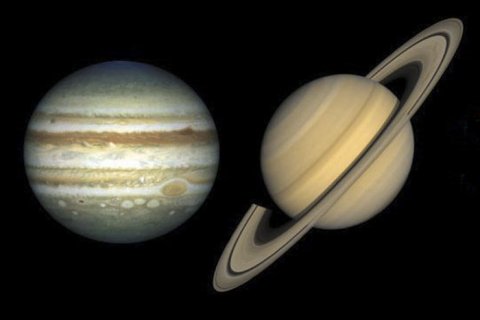 Jupiter, Saturn kairi kaireegai ethurifaivaa reethi manzareh mi mahu fennaane