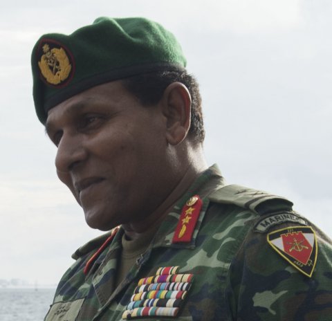 Kureege chief of defence force ge mahchah dhauvaa kuran PG ah fonuvaifi