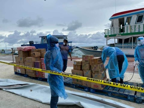 Covid ah positive meehaku fenigen Kolhufushi monitoring ah