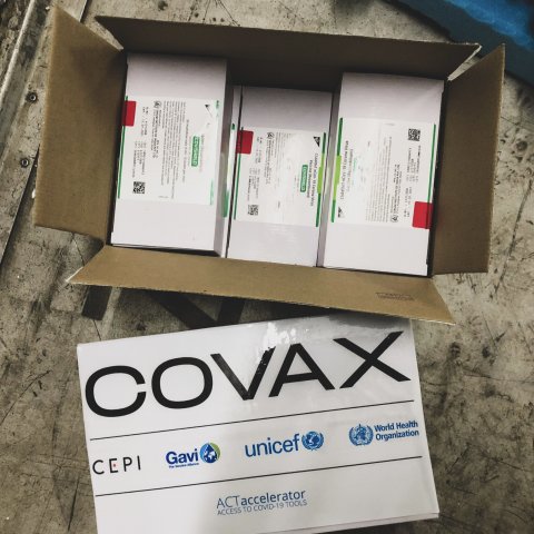 COVEX in raajje ah 12,000 dose ge vaccine hadhiyaakohfi