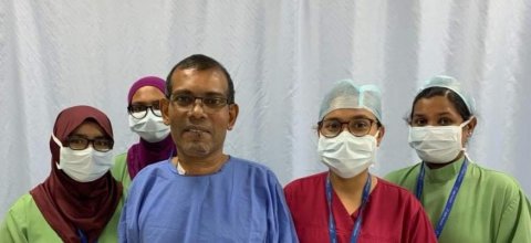 Raees Nasheed ge faige surgery eh hadhaifi, 6 gadi iru heydhavi