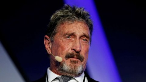 McAfee ge founder John McAfee maruvefai ovva fenijje