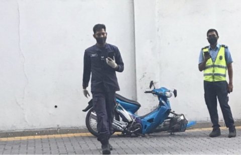 Accident vi cycle ekun banguraa fulhithakeh fenije