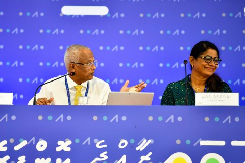 Raees Solih dhevana dhaurakah hovan Mariya thaaeedhu koffi