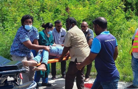 Addu accident gai nurakkaatheri aniyaathakeh libunu meehaa ICU gai