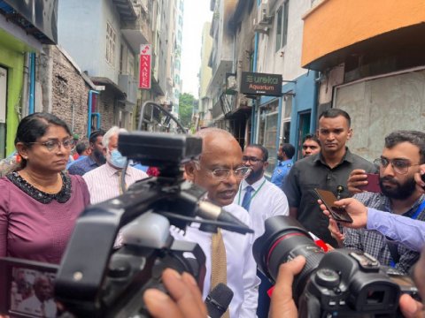 Mi fadha hithaamaveri haadhisaathah hingaa eh sababakee Male' gai oi thohjehun: Raees