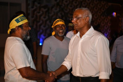 Hinnavaru ge gina adhadheh ge MDP Supporterun nukume Raees Solih ah maruhabaa kiyaifi