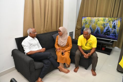 Raees Solih Hulhumale gai ves dhorun dhorah