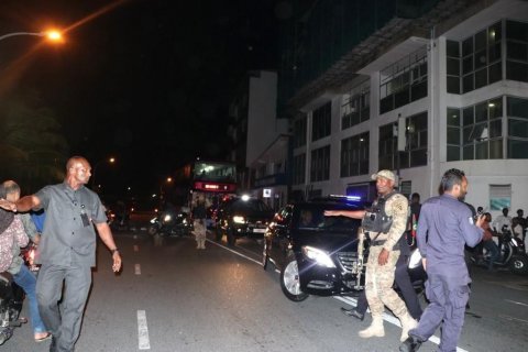 Raees ge motorcade hifehehtun: salaamathy baaruthakuge bodu fail vumeh