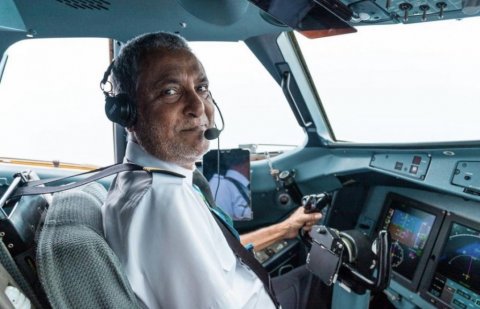 40 aharu fahun Raajje ge furathama pilot retire kohfi