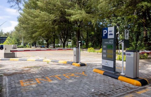 Hulhumale gai hedhi smart parking zone ge jaagathakah hulhuvaalaifi 