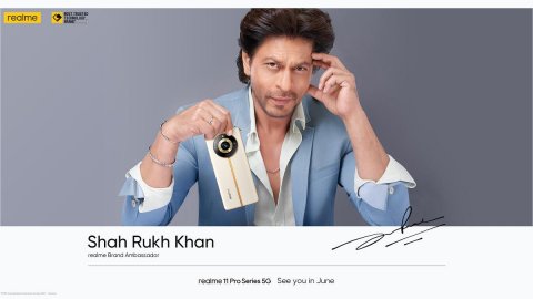 Realme phone ge ambassador akah Shah Rukh 