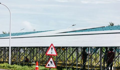 Highway haaskan bodu solar panel thah nagaanan: Muizzu