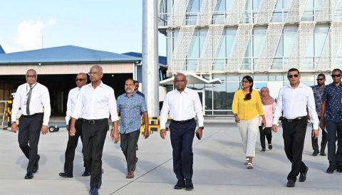 Riyaasee inthihaabuge campaign ah Raees Solih  Shaviyani atoll ah