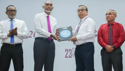 Raees Yameen ge thaaeedhaaeku inthihaabugai vaadhakurehvumah Muizz form hushalhaifi