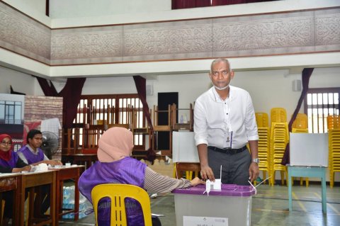 Veehaa ves avahah rayyithun vote lumah Muizzu edhivadaigenfi