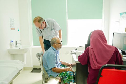 Tree Top Hospital in Thinadhoo gai multi - speciality health camp eh