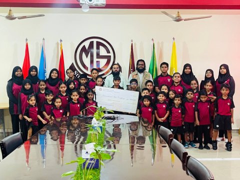 Muhiyyidheen school ge dharivarun gaza ah 50,000rf dheefi