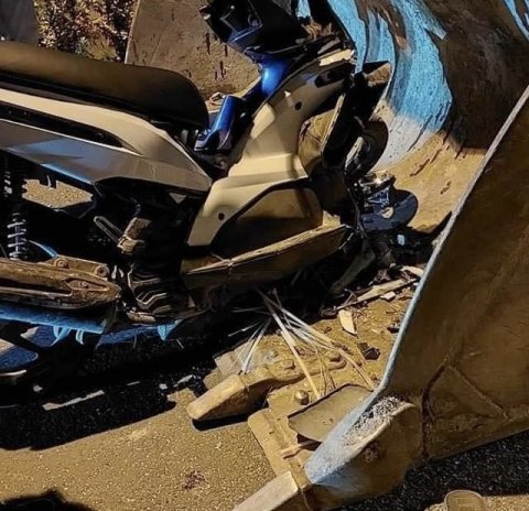 Fuvahmulaku gai loadareh gai cycle akun jehi nurakkaatheri accident eh