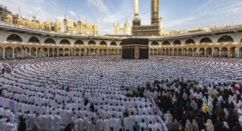 Masjid Al Haram ge sound adhi lighting system ah nazareh!