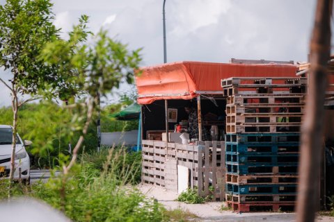 Hulhumale 2 beach sarahahdhu ge hut thah nagan angaifi