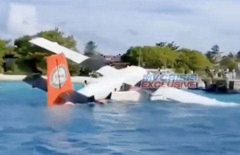 Seaplane accident vi massala civil aviation in thakugeeg kuranee 