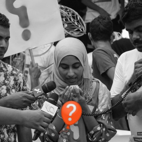 Aisha ge hihdhathi basthah: Ahanakee rashaku male' aku lavva nuli meedhaleh!