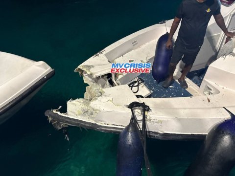 Gulhifalhu kairin launch eh jehi accident eh, 4 meehakah aniyaavi