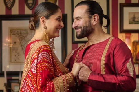 Anhenun Kareena ge kaamiyaabee aa medhu Saif hasadha veri veytha?