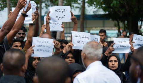 Holhudhoo rayyithun raee Muizzu ah dhakkaalee rulhiverikamai hih'hamanujehumuge shuooru thah!