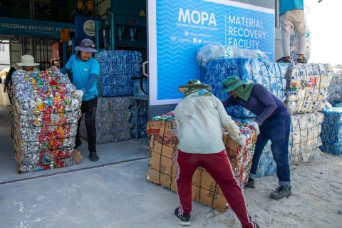 BML aai MOPA aa gulhigen plastic recycle kurumuge project eh hinganee