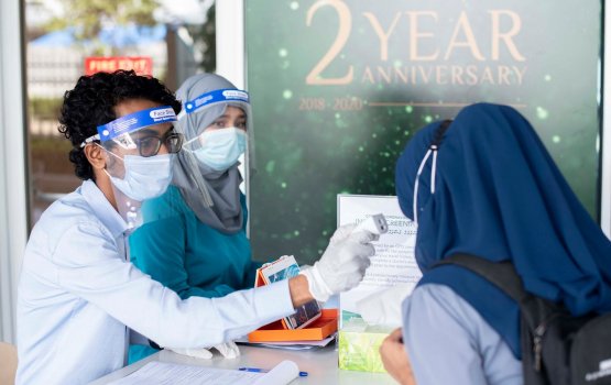 Tree Top Hospital in PCR test hadhaidhey agu heyo koffi
