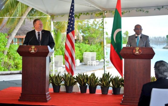 Pomepeo ulhuhvee china aai raajje dheythere jassan: China