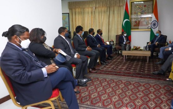 India ge foreign secretary idhikolhu coalition ge isbeyfulhunnaa bahdhalu koffi