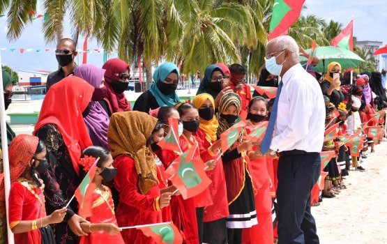 Konme kujjakeeves aniyaain rakkaatherivefaivaa kujjakah vaanjehey: Raees Solih