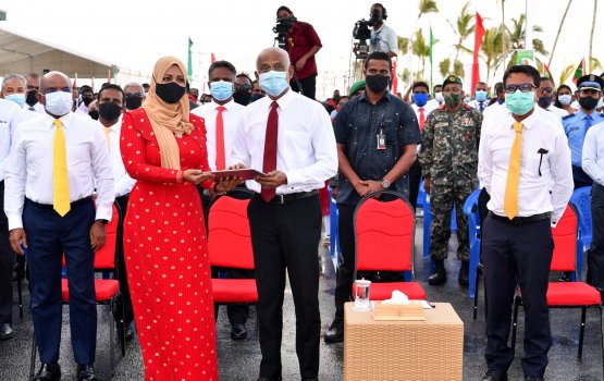 Hoarafushi airport akee Ihavandhihpolhuge tharahgee ge feshun: Raees