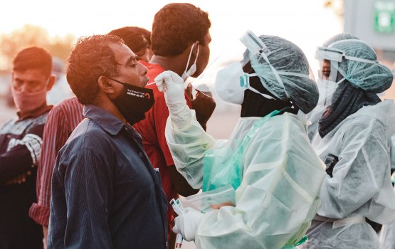 Male' in 34 meehun positive, jumla 110 meehun