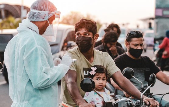 Male' in 27 meehunnaa eku jumla 110 positive