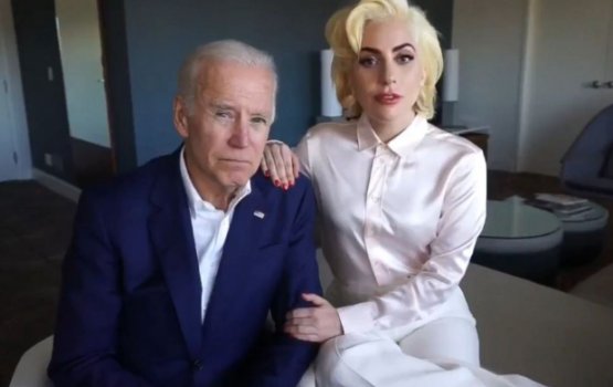 Joe Biden ah gaumee salaam kiyaidheynee Lady gaga