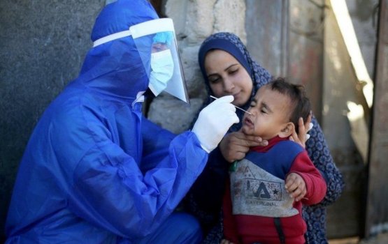 Israil in palastine ah covid vaccine ge 5,000 vaccine doze dheny 