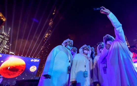 UAE ge probe eh kaamiyaabu kamaaeku Mars ge orbit ah vadhejje